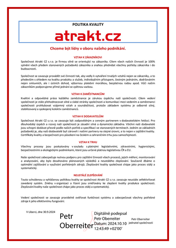 Politika kvality